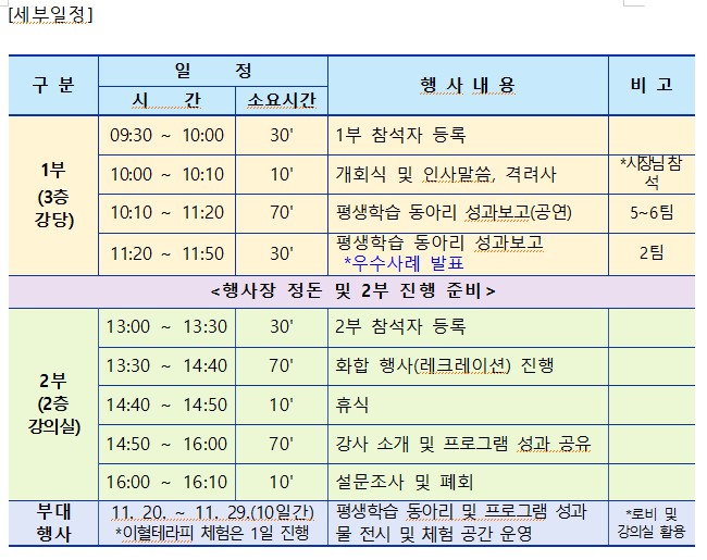 2024년 제천시 평생학습의 날 행사 안내 및 참석 요청(평생학습 강사)